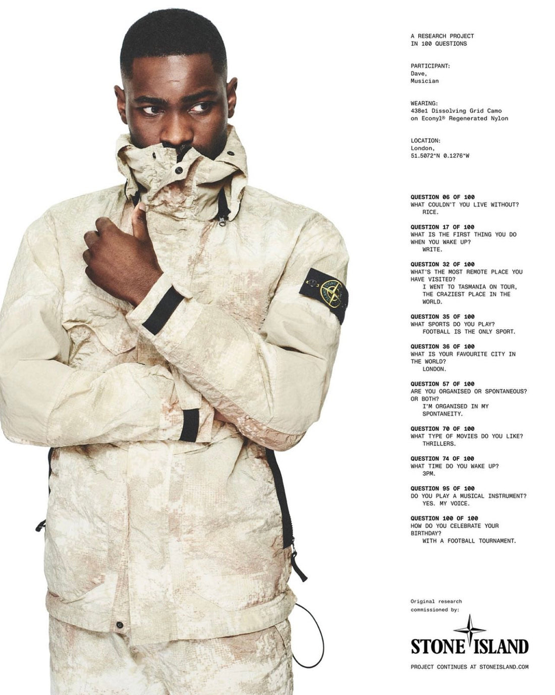 Dave x Stone Island