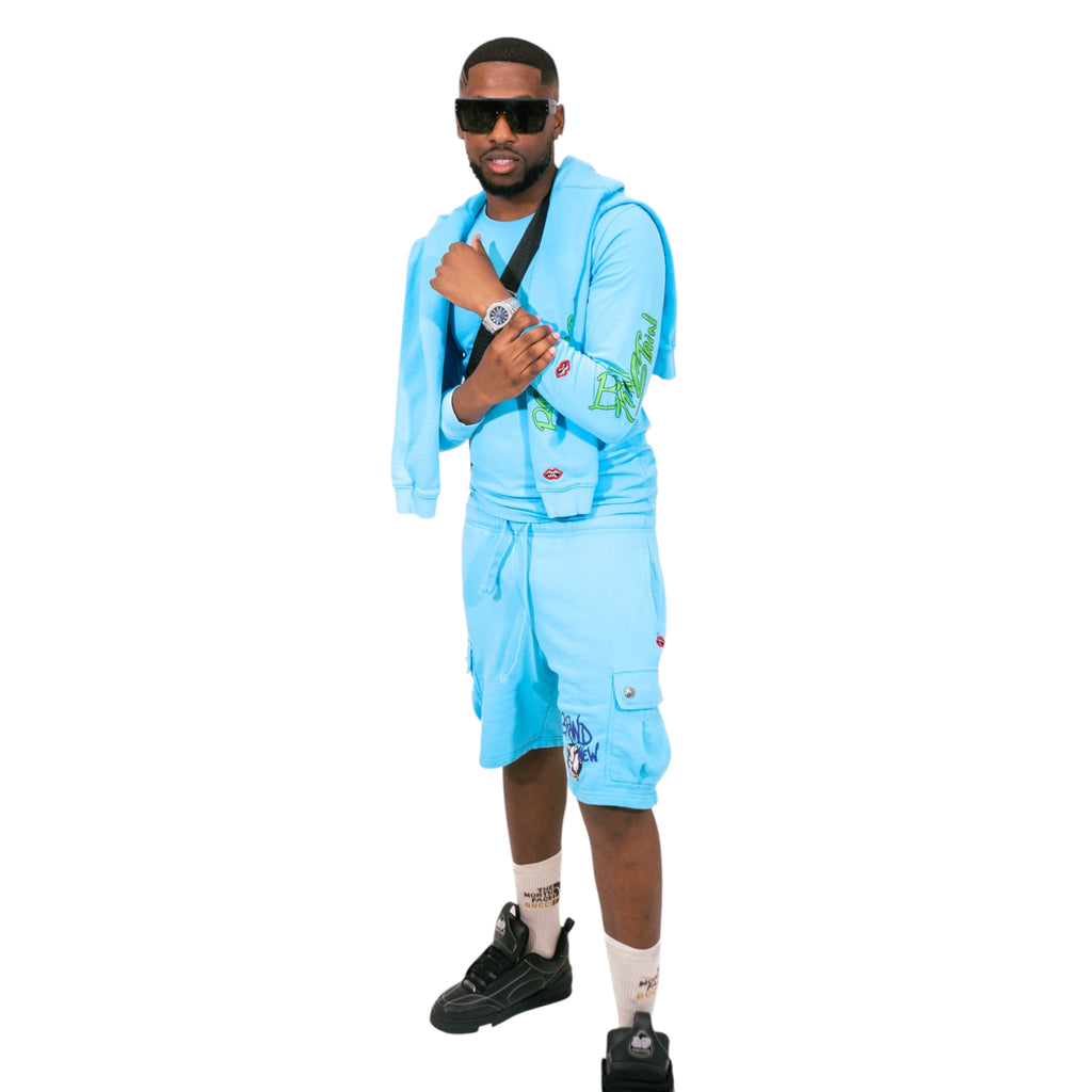 Chrome Hearts Mesh Stadium Jersey (Light Blue)