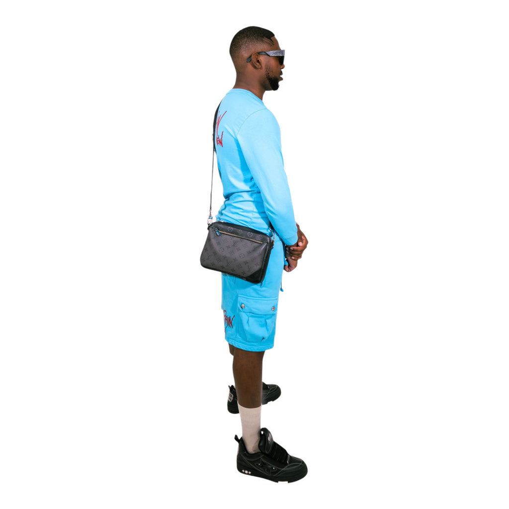 Chrome Hearts Mesh Stadium Jersey (Light Blue)