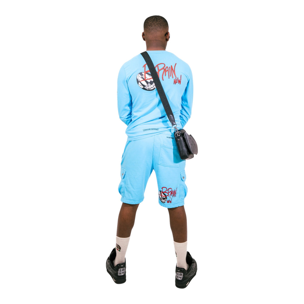 Chrome Hearts Mesh Stadium Jersey (Light Blue)