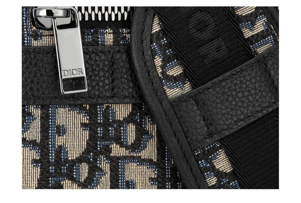Dior Safari Messenger Bag Dior Oblique Jacquard Beige/Black