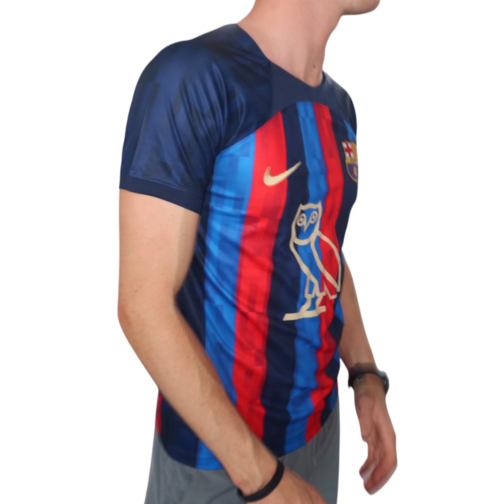 OVO X FC Barcelona Friends & Family Exclusive Drake Jersey