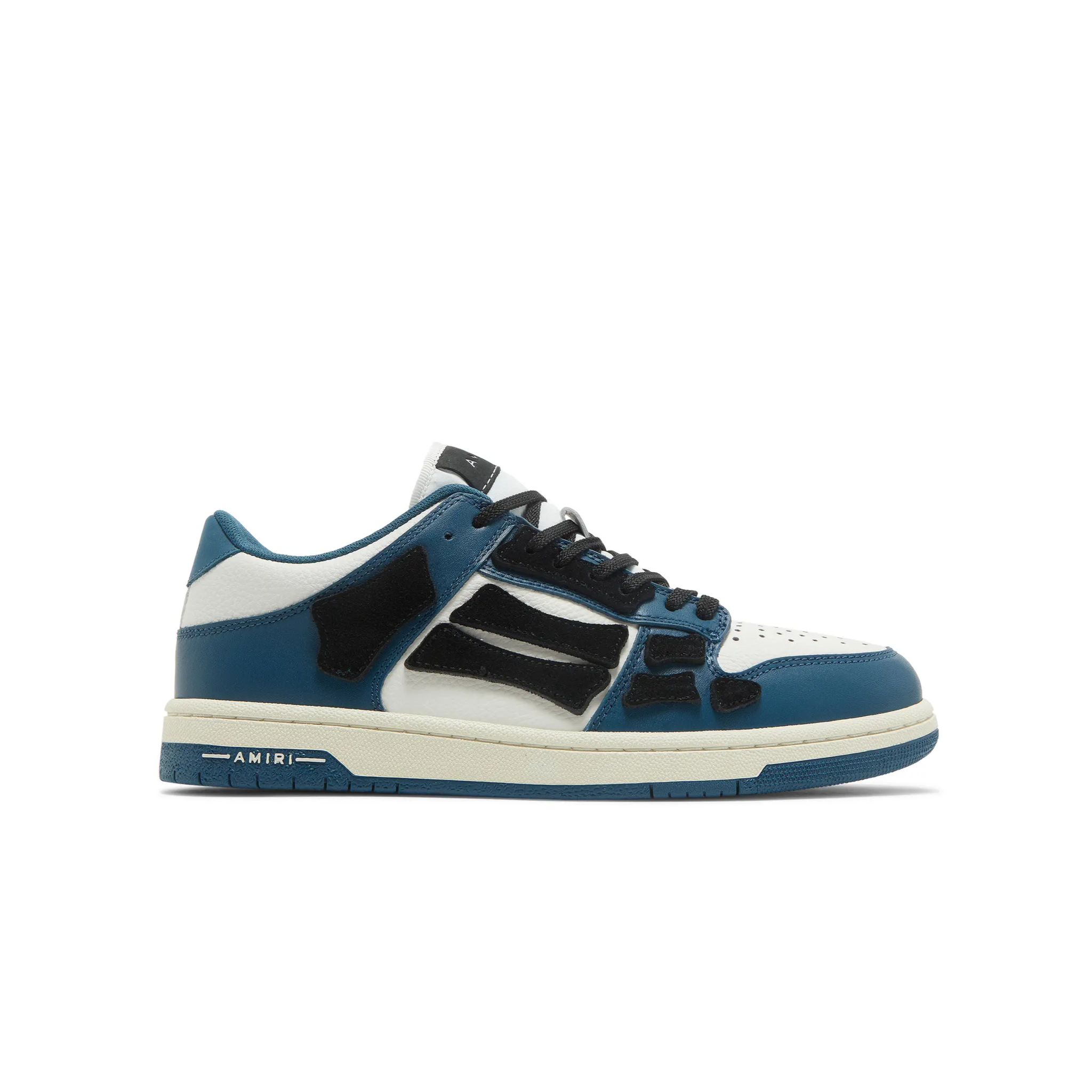 AMIRI Skel Top Low White Navy Blue Black