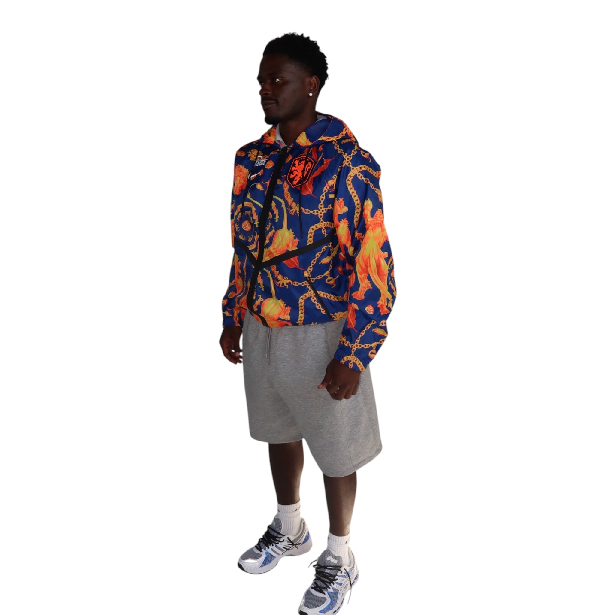 Nike X Netherlands X Patta Cryoshot Anthem Jacket 'Deep Royal Blue White'