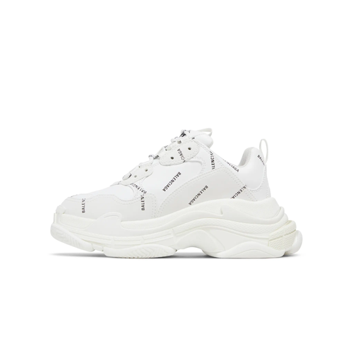 Balenciaga Triple S Allover Logo White