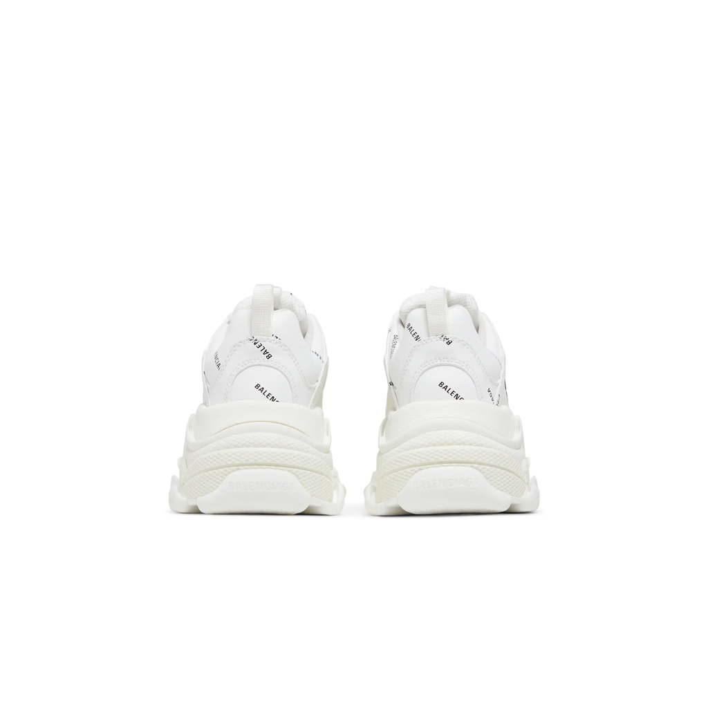 Balenciaga Triple S Allover Logo White