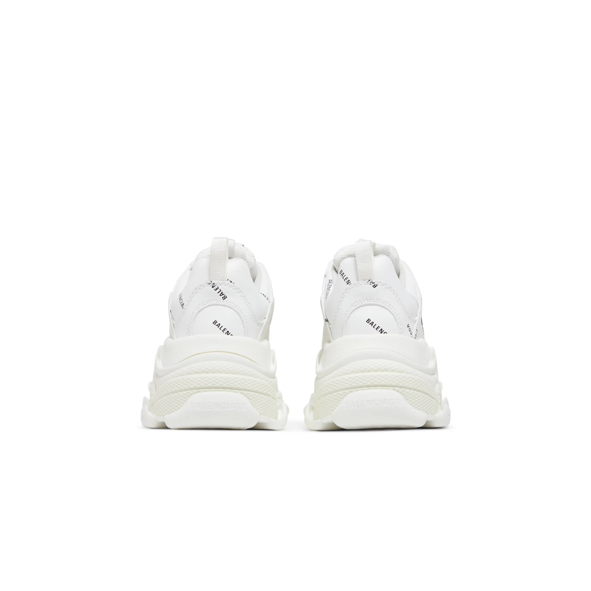Balenciaga Triple S Allover Logo White