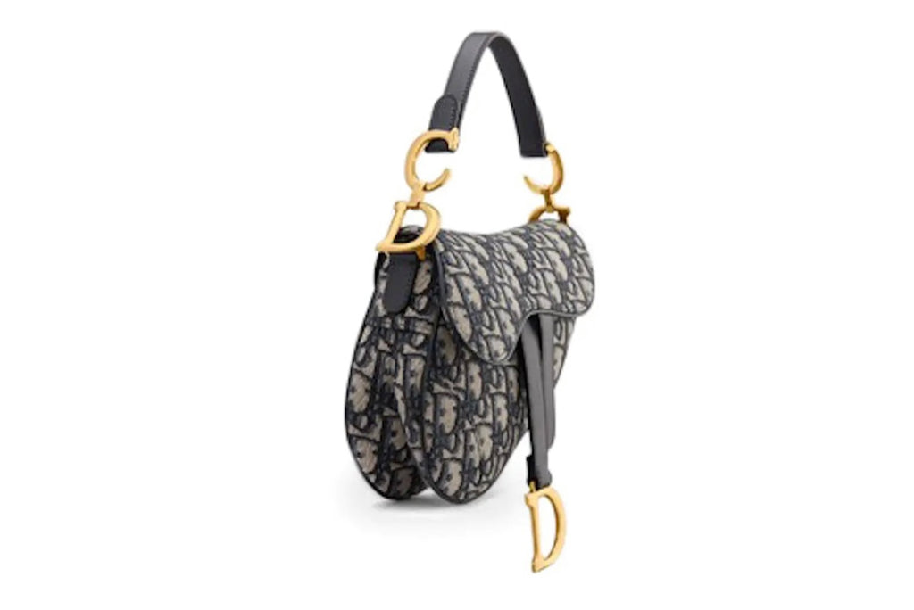 Dior Oblique Saddle Bag Blue