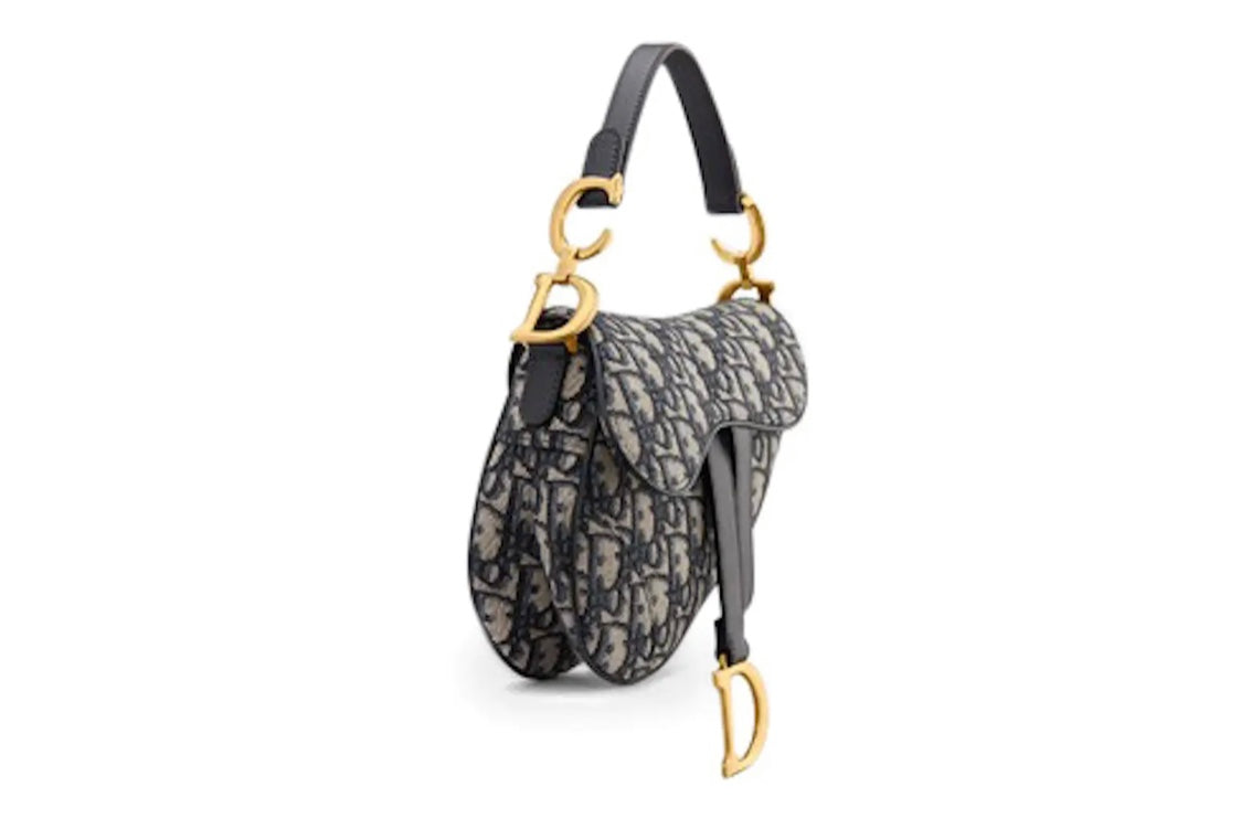 Dior Oblique Saddle Bag Blue