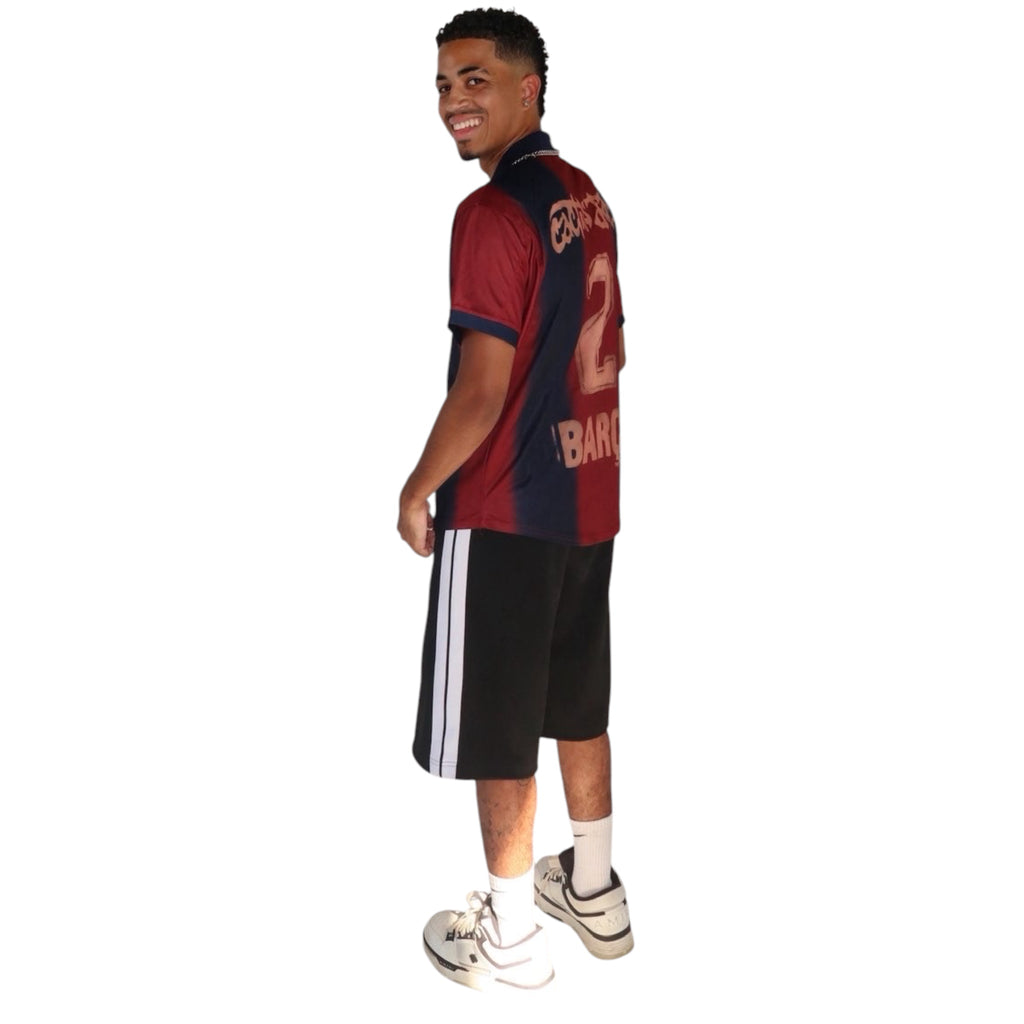 Travis Scott X Nike X Fc Barcelona Retro 2000/01 Home Skeleton Jersey