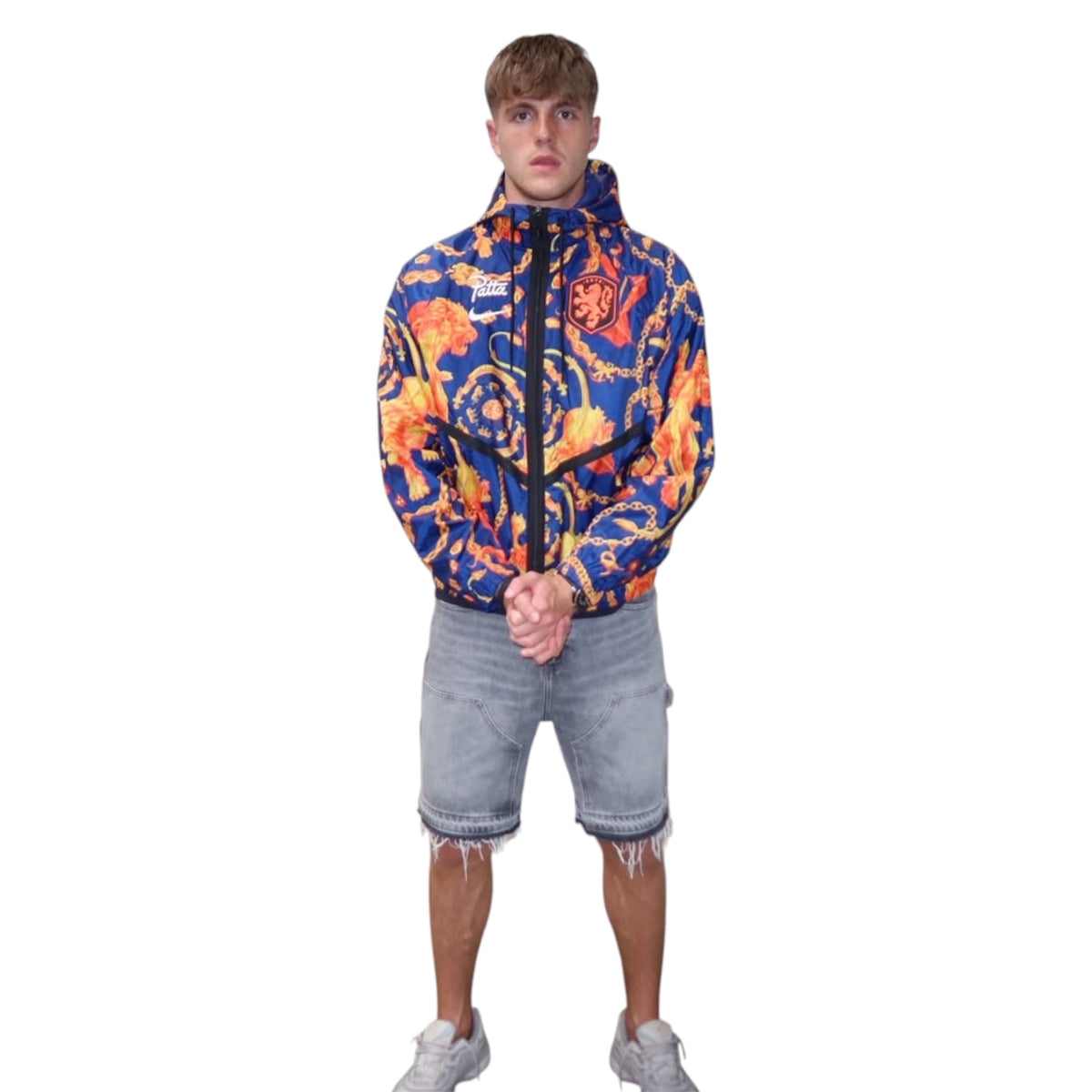 Nike X Netherlands X Patta Cryoshot Anthem Jacket 'Deep Royal Blue White'