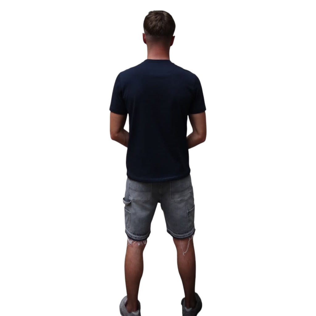 Prada Re-Nylon and Jersey T-shirt (Blue)