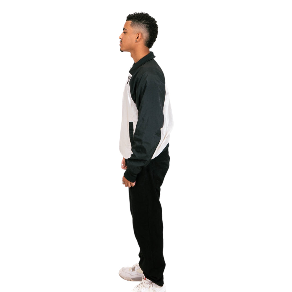 Brooklyn Nets Track Jacket (Black/White)
