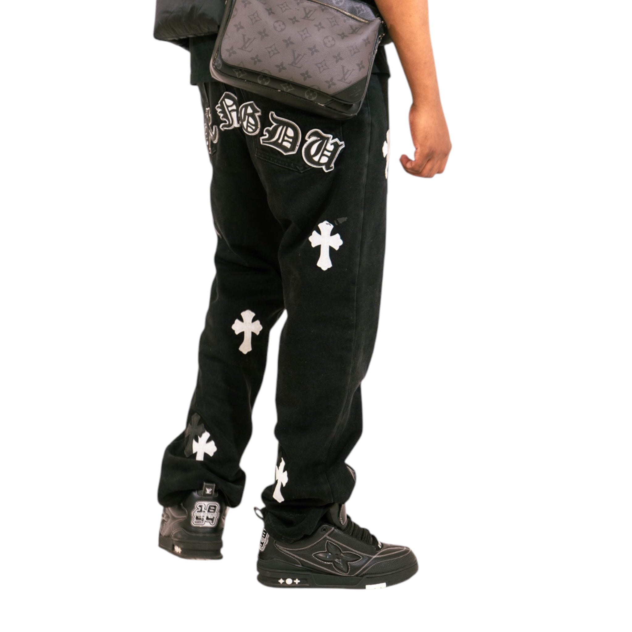 Chrome Hearts Jeans (Black/White)