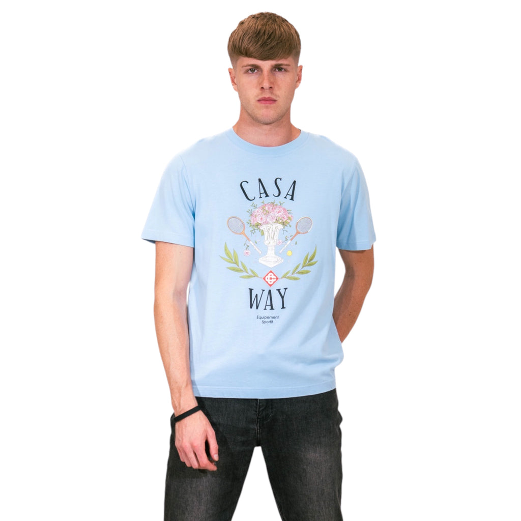Casablanca Paris Casa Way T-Shirt (Light Blue)
