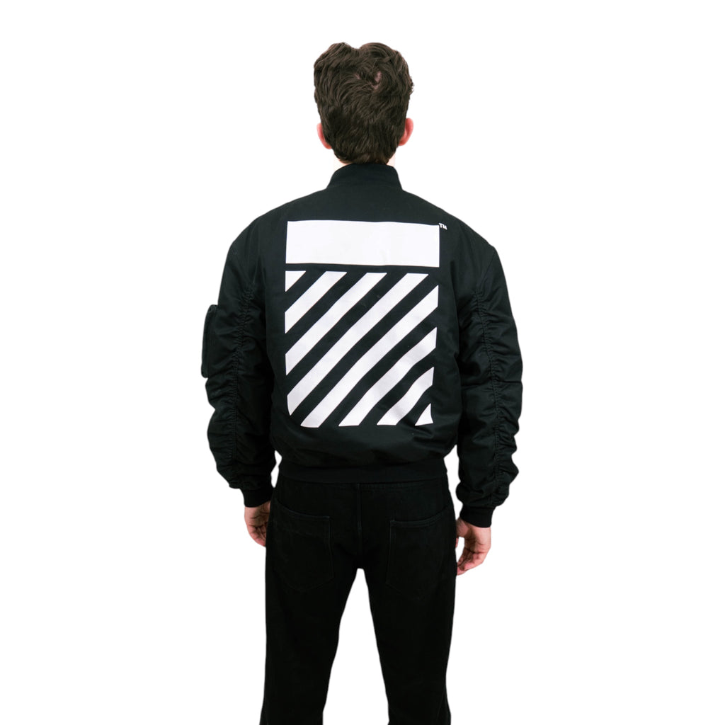 Off-White Bomber Jacket (Black/White)