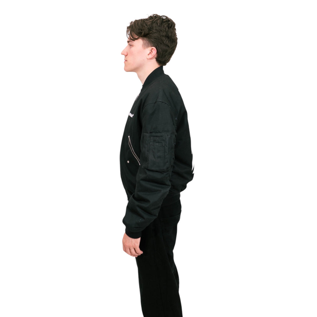 Off-White Bomber Jacket (Black/White)