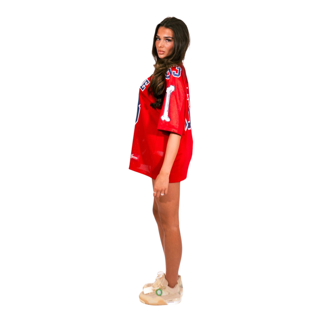 Supreme Bones Football Jersey (Red)