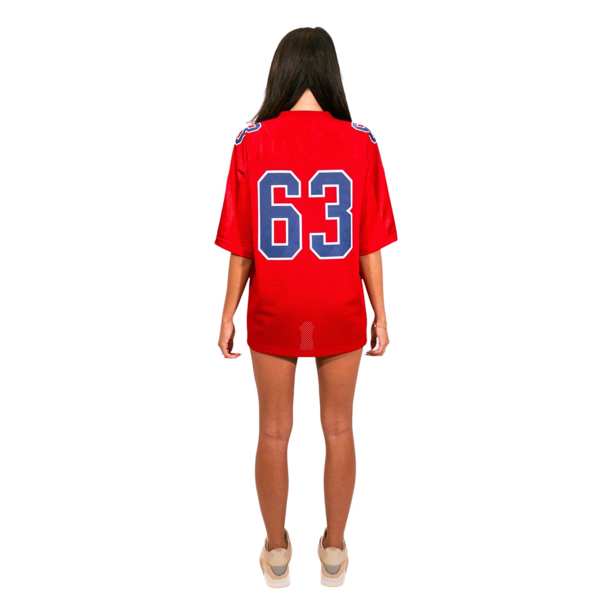 Supreme Bones Football Jersey (Red)