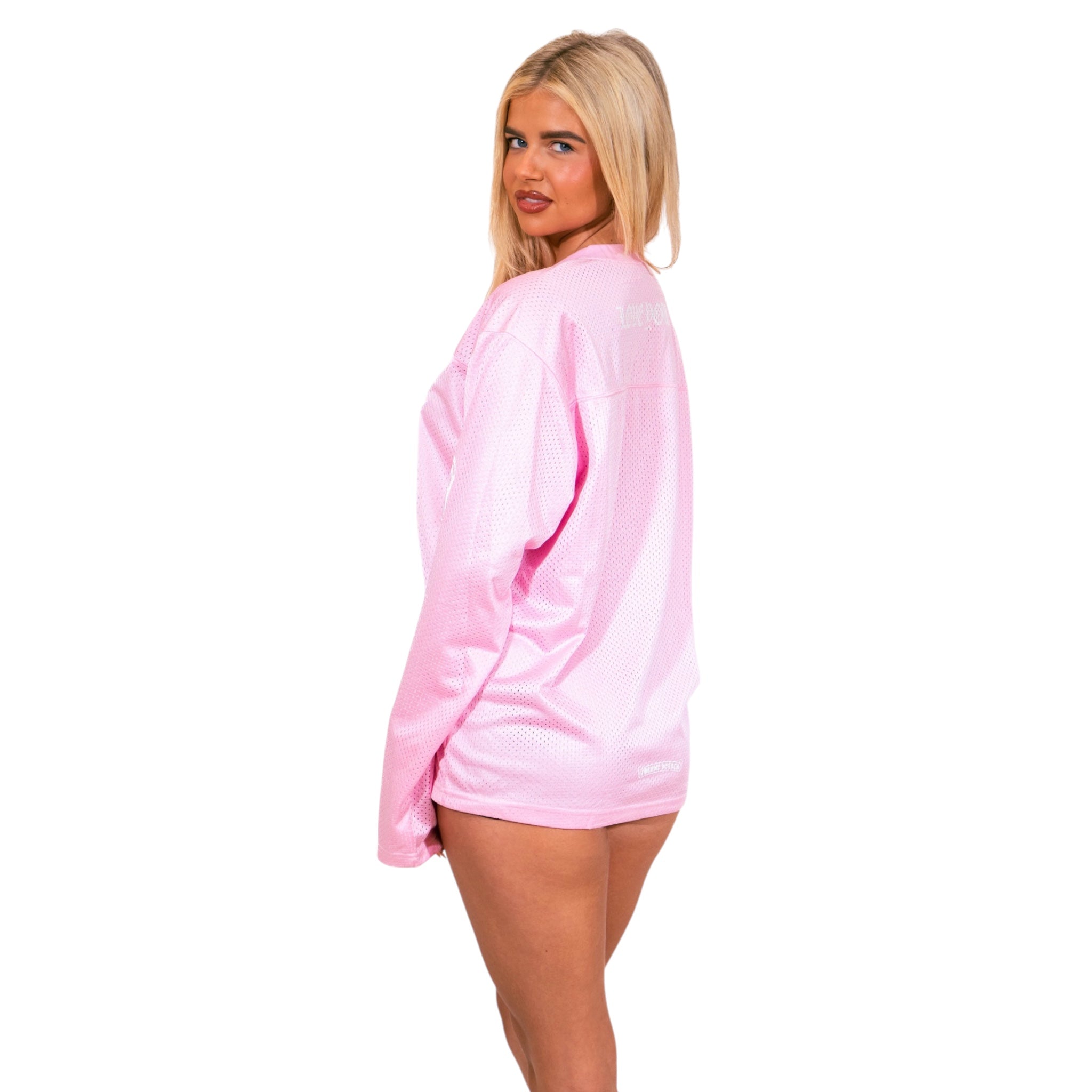 Chrome Hearts Love You Mesh Warm Up Jersey (Pink)