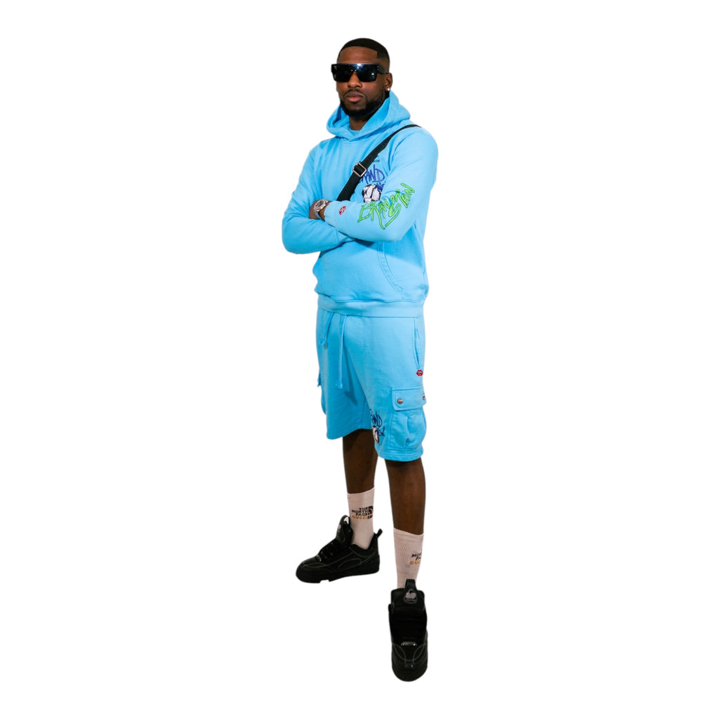 Chrome Hearts Matty Boy Brain Hoodie (Blue)