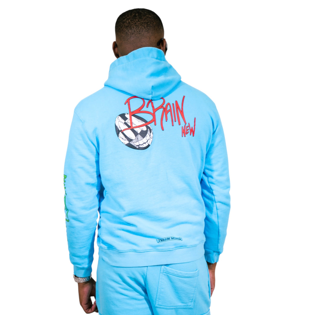 Chrome Hearts Matty Boy Brain Hoodie (Blue)
