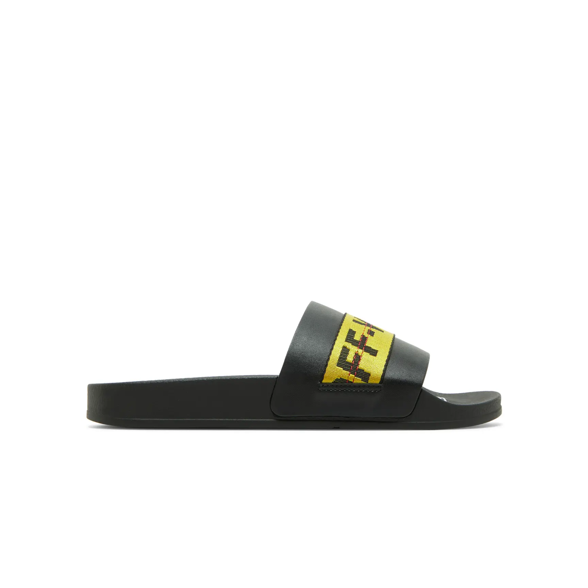 OFF-WHITE Industrial Belt Slides Black Yellow