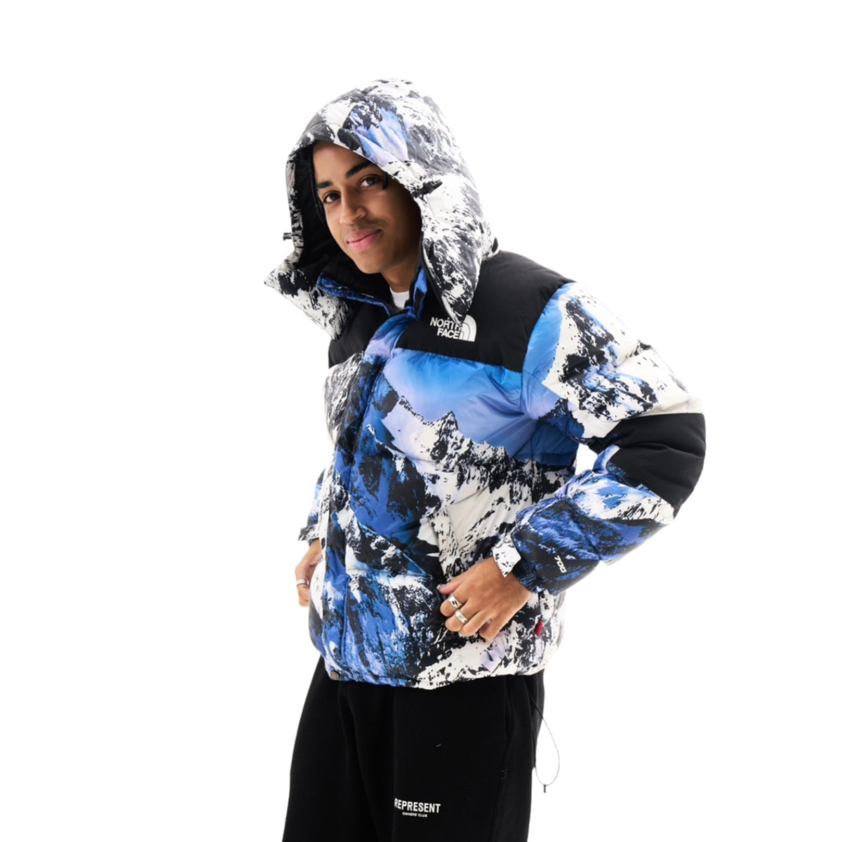 Supreme The North Face Mountain Baltoro Jacket Blue/White