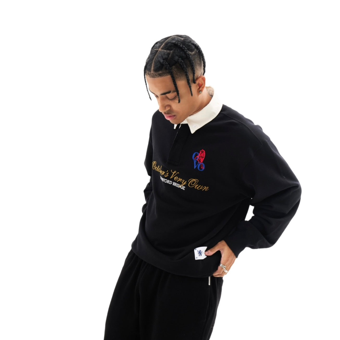 OVO x Chelsea FC Rugby Sweatshirt Black